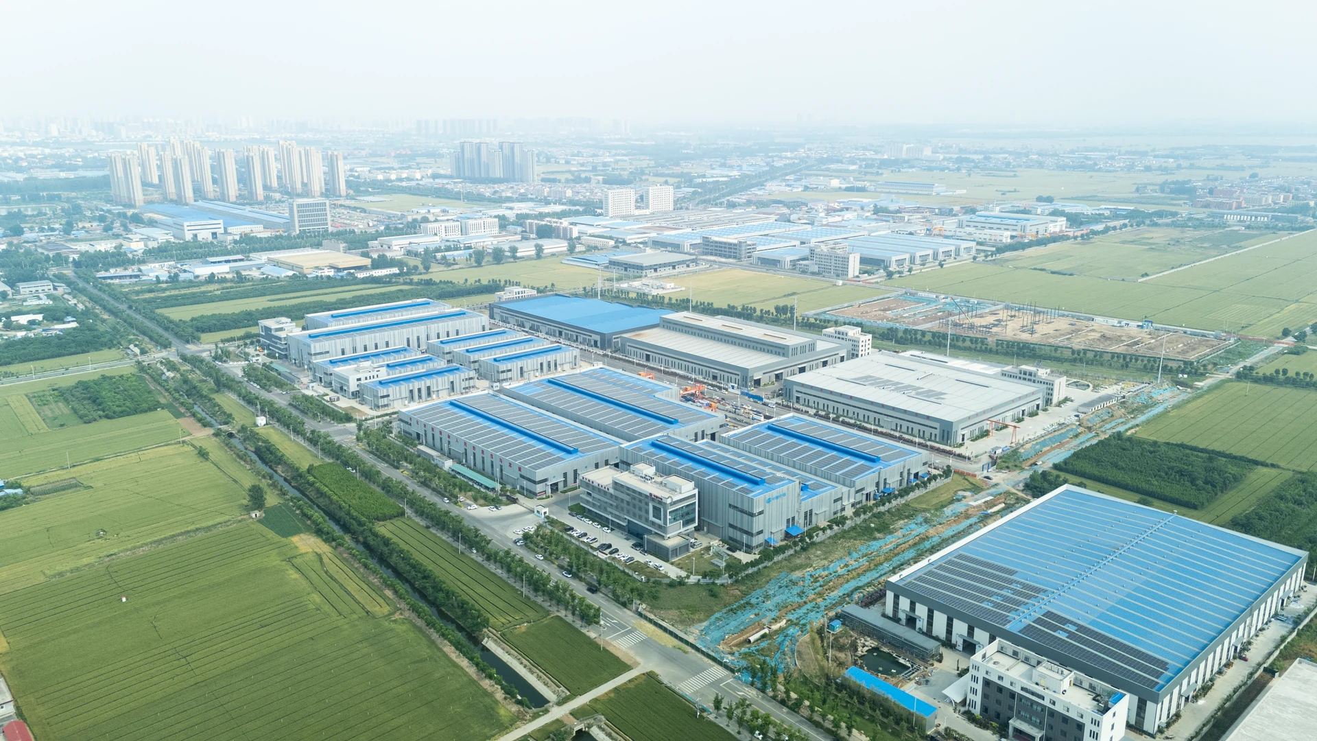 Supplied Huahang factory aerial view
